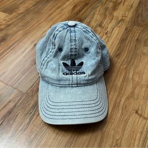 Adidas Adult Blue Denim Adjustable Baseball cap